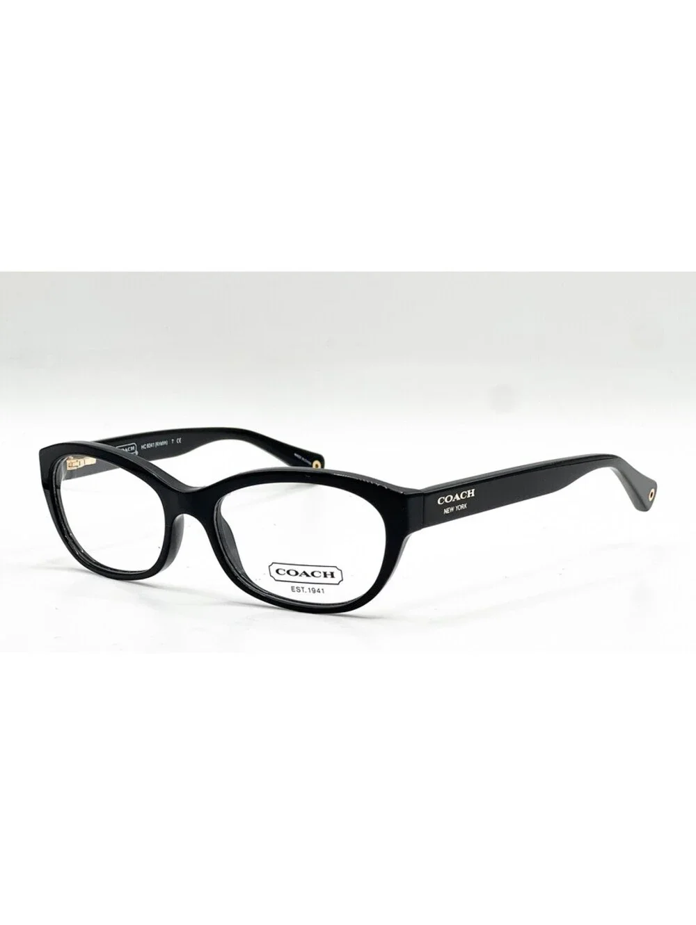 Coach HC 6041 5002 Black Full Rim Authentic Eyeglass Frames 51-16-135